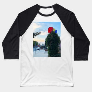 Stained Glass Silhouettes in Charlotte Baseball T-Shirt
